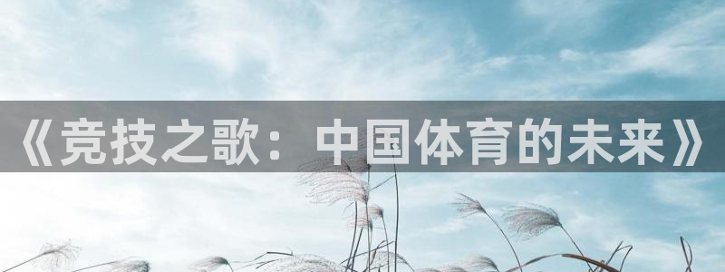678体育知识：《竞技之歌：中国体育的未来》